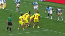 TOP 14 - Essai de Aleksander KUNTELIA (SR) - Aviron Bayonnais - Stade Rochelais