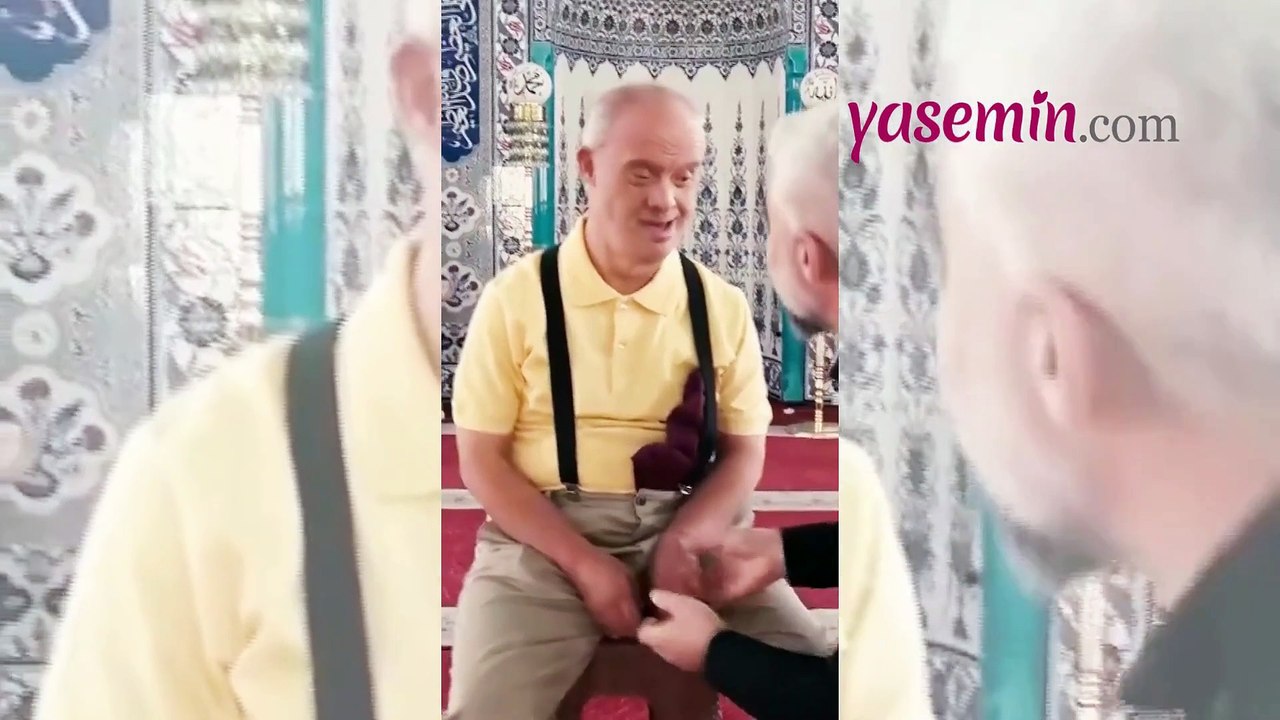 Down sendromlu İsmail Şenay camide neşe saçıyor!