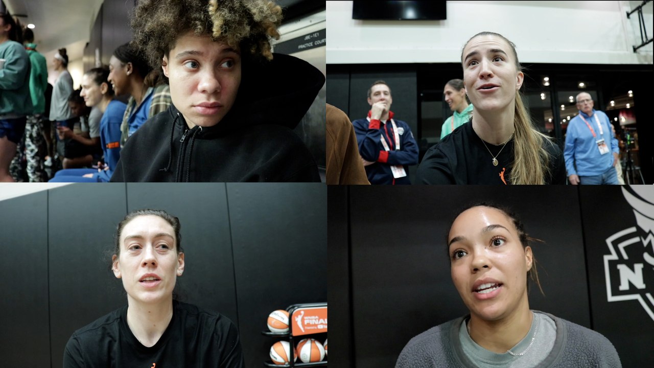 Sabrina Ionescu, Breanna Stewart, and WNBA stars share their thoughts on Caitlin Clark and Angel Reese rivalry