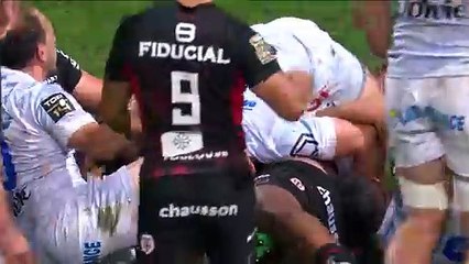 TOP 14 - Essai de Peato MAUVAKA (ST) - Stade Toulousain – ASM Clermont