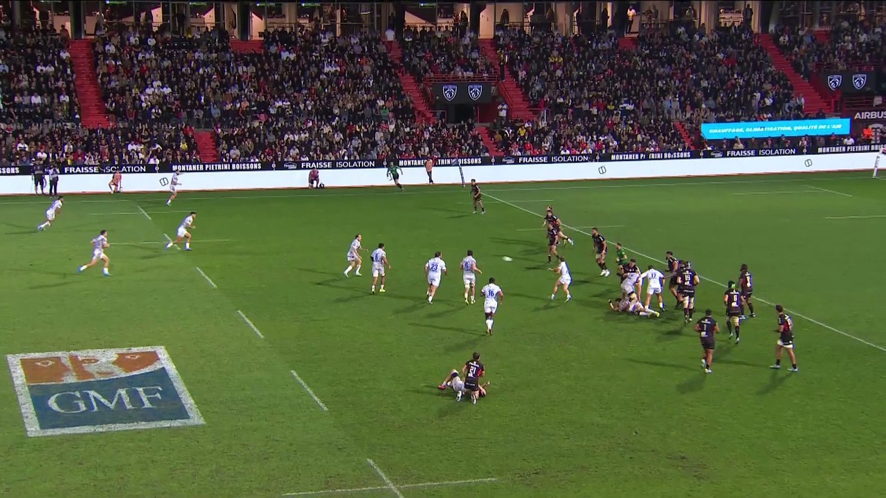 TOP 14 - Essai de Killian TIXERONT (ASM) - Stade Toulousain – ASM Clermont