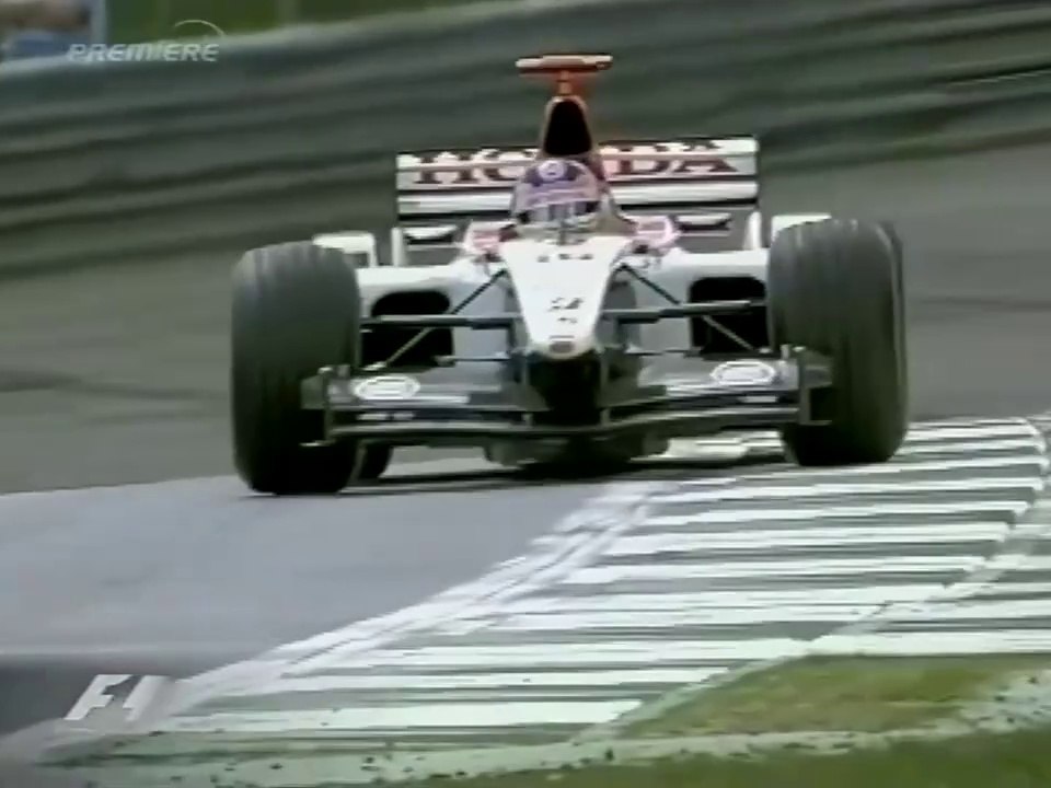 F1 – Jacques Villeneuve (BAR Honda V10) lap in pre-qualifying – Austria 2003