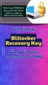 ️Tìm lại Bitlocker Recovery Key bằng PowerShell và CMD #bitlocker #recovery #key #cmd #powershell