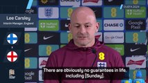 Carsley explains comments he made about not wanting the England job