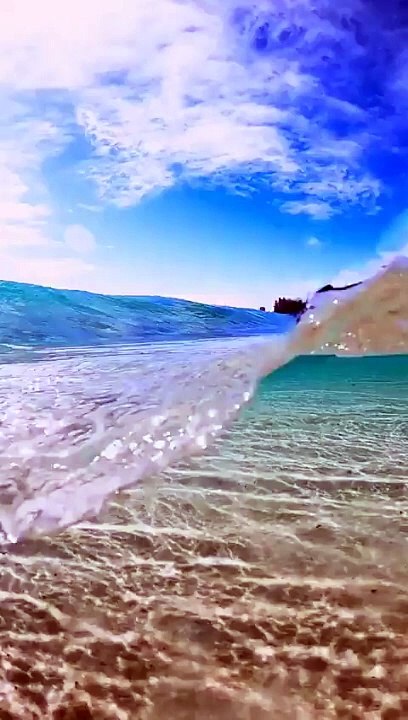 Inside of a wave 