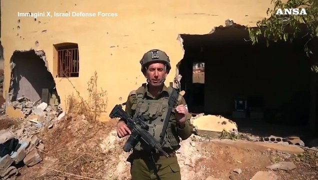 Libano, portavoce dell'Idf all'interno di una roccaforte di Hezbollah