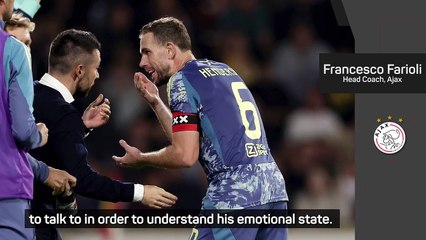 Farioli raves about Ajax captain Henderson