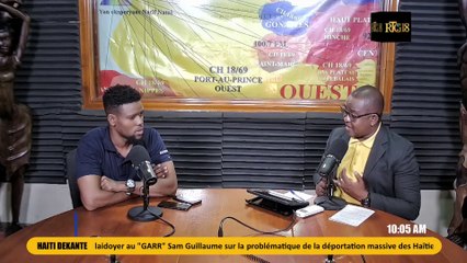 DEKANTE 11-10-2024|Sam Guillaume, Responsable de Communication et Plaidoyer au "GARR"