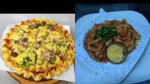 مجموعه من الاكلات العالمية الثانية #youtube #facebook #instagram #bishoy #food