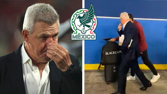 Javier Aguirre sin palabras; el 'Vasco' sale del Estadio Cuauhtémoc sin hablar del empate de México ante el Valencia