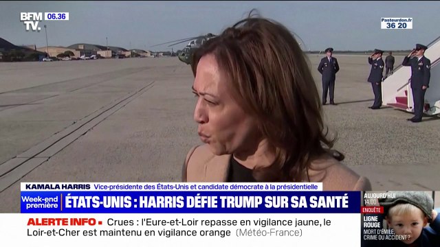 Kamala Harris estime que Donald Trump est inapte à la présidence des États-Unis