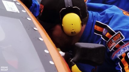 GHOST PILOT controls MONSTER RACING CAR and takes to the TRACKS to DESTROY his RIVALS