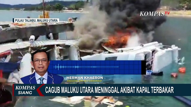 Cagub Maluku Utara Meninggal, Polisi Masih Selidiki Penyebab Kebakaran Kapal