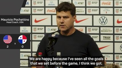 Download Video: Pochettino hails USA's 'very professional performance' in first win