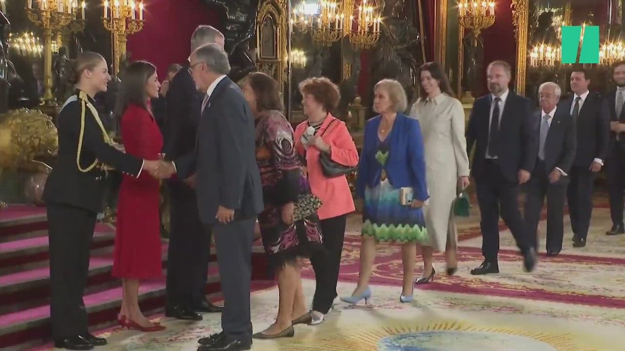 El saludo de Rosa Villacastín a los reyes y la...