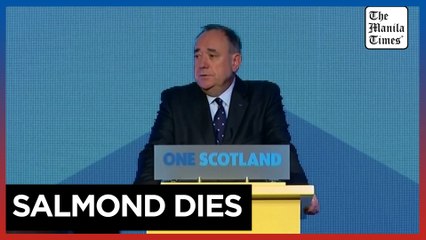 Alex Salmond, former first minister of Scotland, dies aged 69