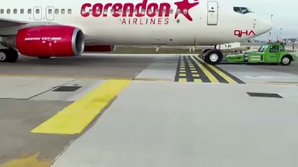 Antalya Havalimanı'nda büyük panik: 174 yolcu ve mürettebat tahliye edildi