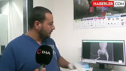 Otomobilin ezdiği kediyi esnaflar tedavi ettirdi