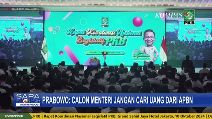 Tegas! Prabowo Ingatkan Para Calon Menteri untuk Tak Cari Uang dari APBN