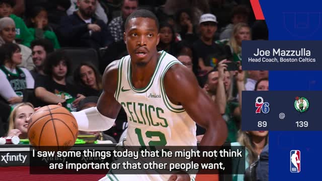 Mazzulla heaps praise on Lonnie Walker IV after 76ers demolition