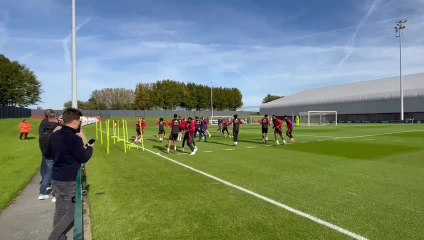 Les Diables rouges à la veille du match contre la France