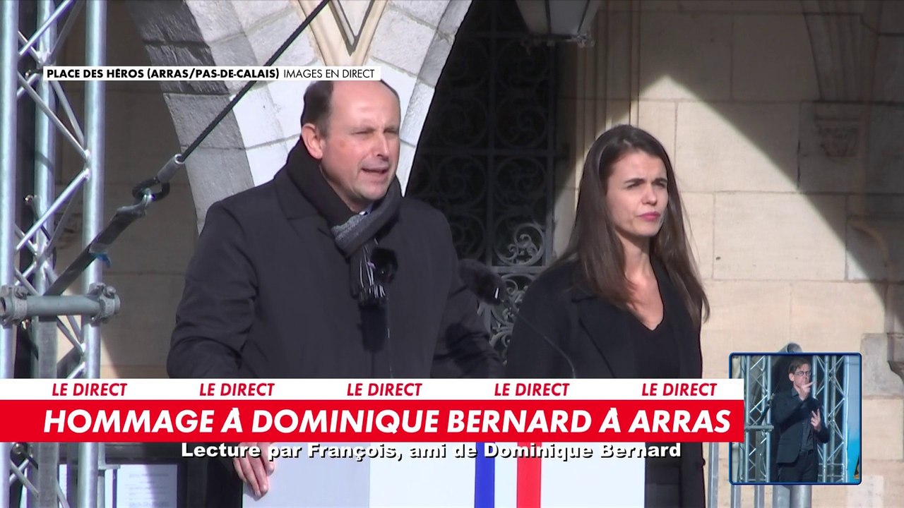 Hommage à Dominique Bernard : un ami du professeur assassiné lit un poème