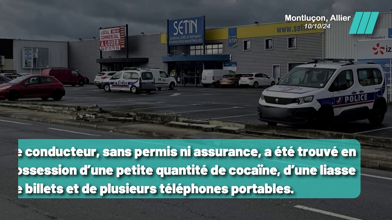 Collision en pleine course poursuite à Montluçon