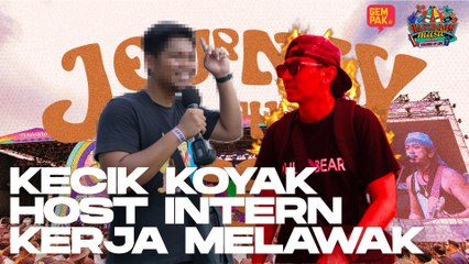 Intern Jadi Host bikin Kecik Panic Attack Baran [HAUSBOOM Music Festival 2024] - Journey To The Fest