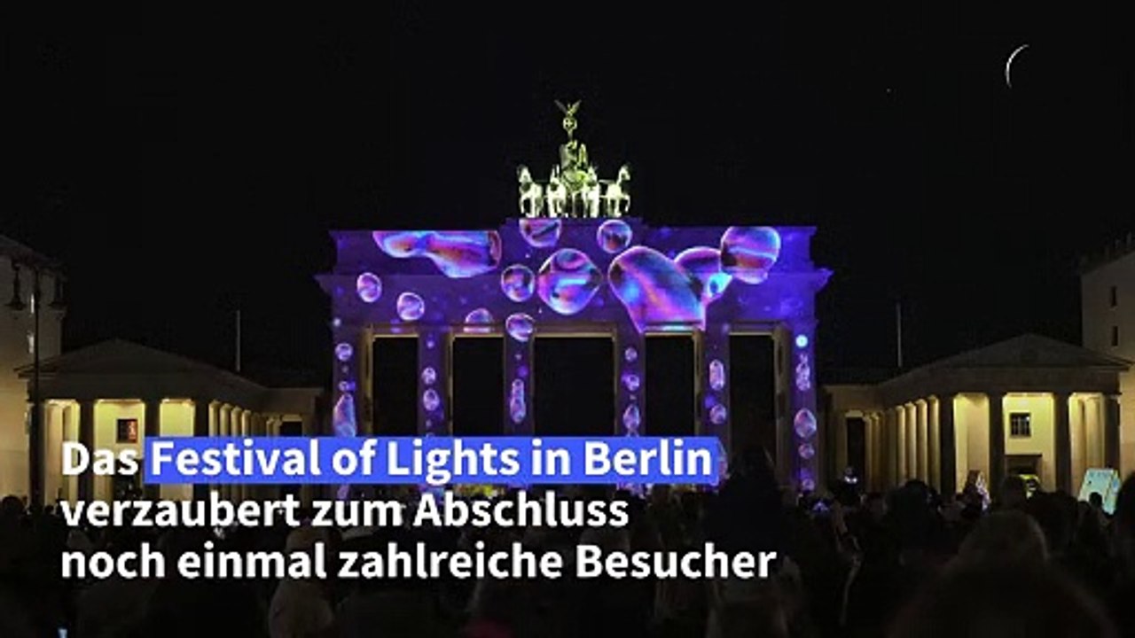 Festival of Lights in Berlin verzaubert Besucher