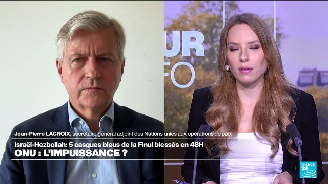 Quel avenir pour la Finul au Liban ? France 24 reçoit un responsable au sein de l'ONU