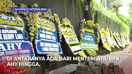 Karangan Bunga dari AHY hingga Menteri Rosan atas Meninggalnya Benny Laos