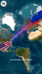 you can travel from russia to america by walk in 40 minutes only