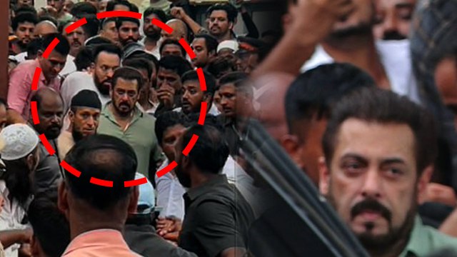 Baba Siddique Name e Janaza: Salman Khan, Sohail Khan Family and Other Bollywood Celebs Full Video