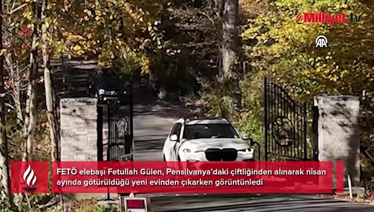 İşte FETÖ elebaşı Gülen'in yeni terör yuvası! Kamerayı görünce bölgeden apar topar uzaklaştırdılar