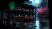 Free Live Wallpapers - Anime Backyard Rain