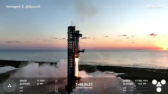 Successo del quinto test in volo per la Starship di SpaceX