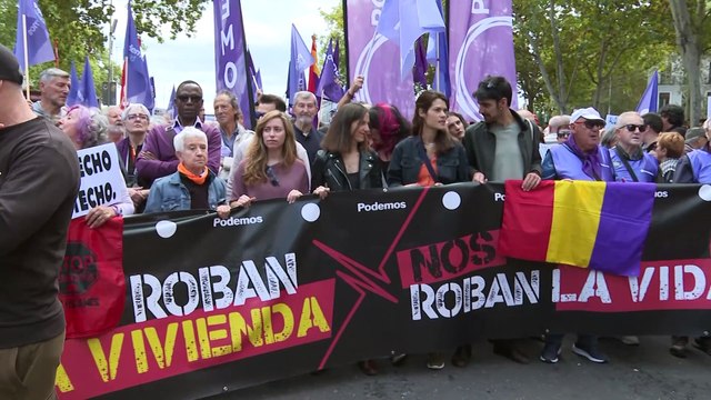 22.000 personas salen a las calles de Madrid contra los precios del alquiler