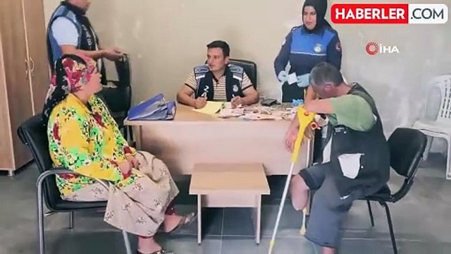 Dilencinin Para Oyunu Zabıta Tarafından Bozuldu