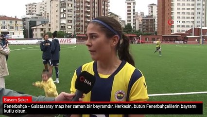 Busem Şeker: Fenerbahçelilerin bayramı kutlu olsun