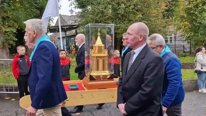 Saint Bernadette Arrives at Saint Eugene’s Cathedral