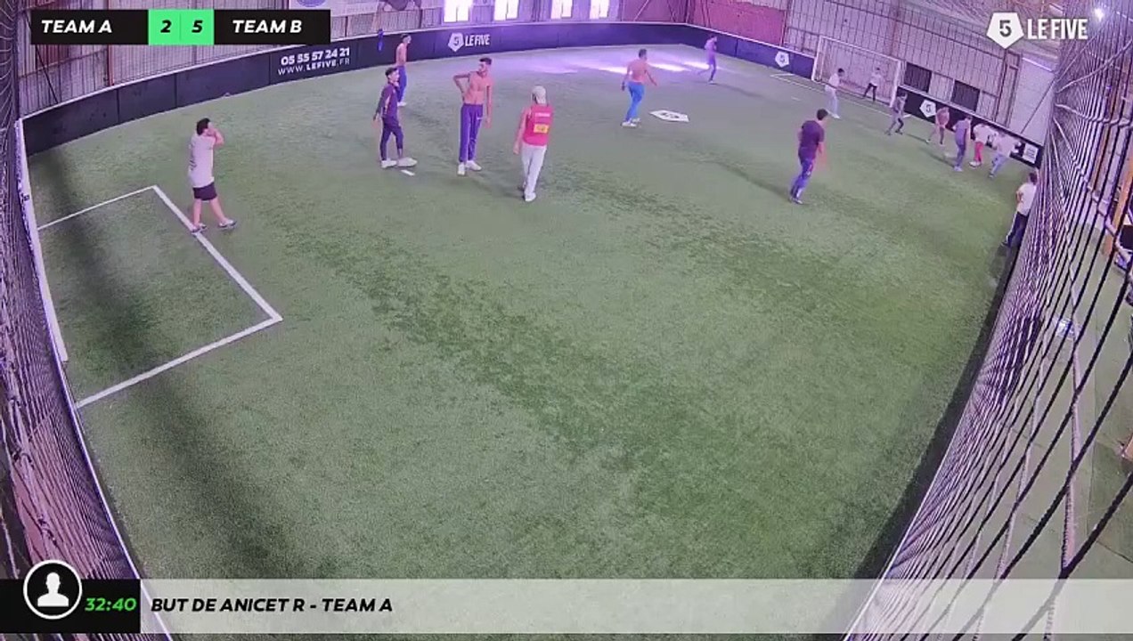 But de Anicet R - Team A