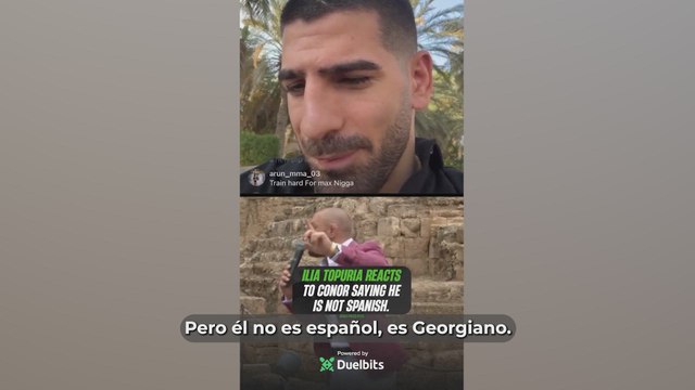 Ilia Topuria responde a McGregor y su respuesta es brutal