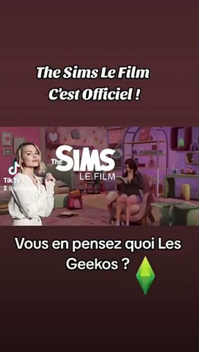 The Sims Le Film cest officiel ! #thesims4 #sims4 #games #cinema #lessims #pourtoi #foryou