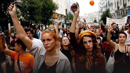 La voces de la manifestación por la vivienda en Madrid