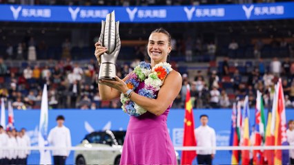 Sabalenka secures third straight Wuhan Open title