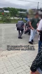 Policiais militares salvam bebê engasgado em Bertioga; Veja o vídeo