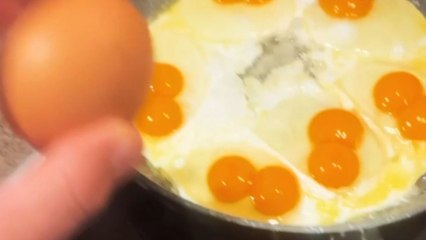 Man realizes he's hit the jackpot after most eggs in box turn out to be double-yolked
