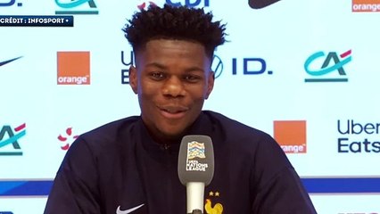 Скачать видео: EdF : le désamour d’Aurélien Tchouameni pour la Ligue des Nations