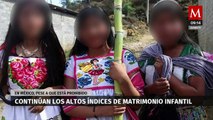 Pese a prohibición de matrimonio infantil, uniones conyugales de niñas y niños continúan