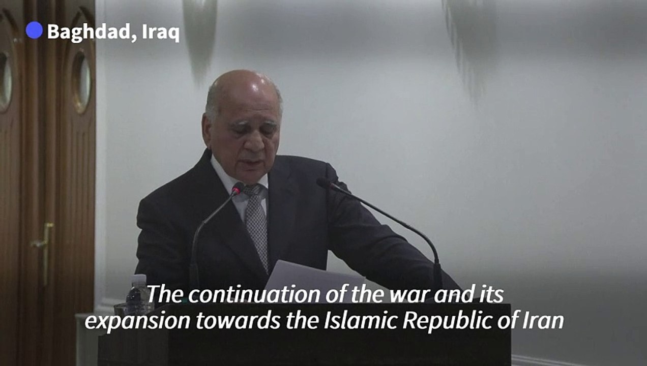 Iraq says against expansion of war towards Iran and use of Iraqi airspace